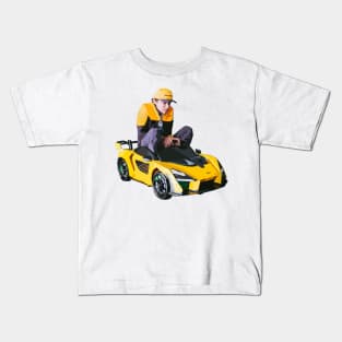 The Wheels On The McLaren Kids T-Shirt